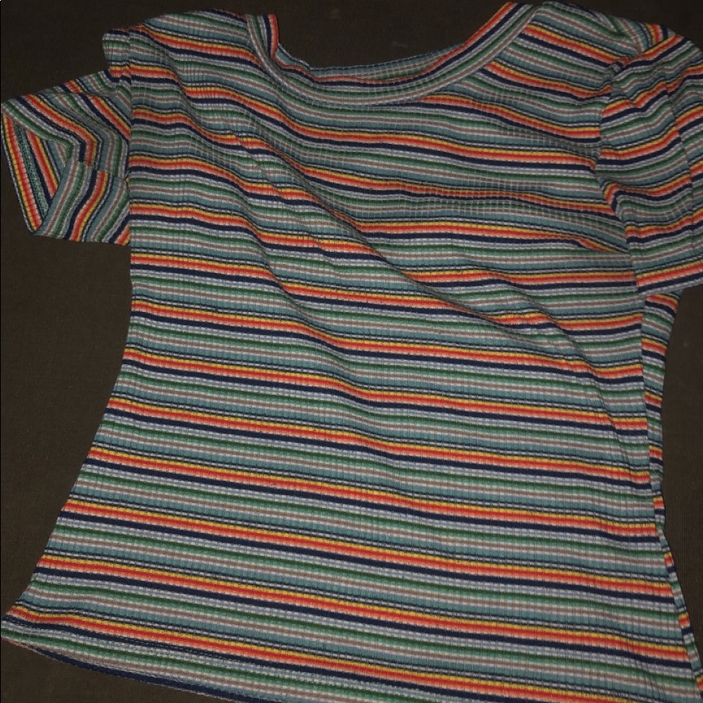 Rue 21 Rainbow small top